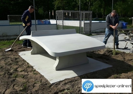 betonnen voetvolleybaltafel teqball tafel betonnen teqballtafel voetvolleytafel beton