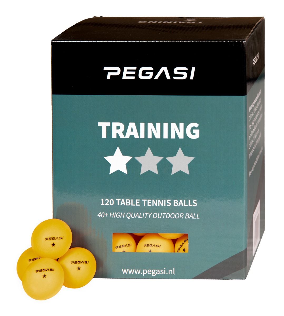 Grootverpakking Pegasi pingpong ballen 120st. Oranje
