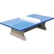 Betonnen tafeltennistafel blauw