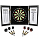 Pegasi dartbord cabinet set Black