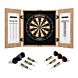 Pegasi dartbord cabinet set Oak