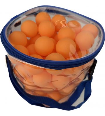 Pingpong ballen 100st. Oranje | Merkloos