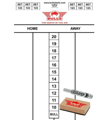 Scorebord Flex set Bull's 45x30