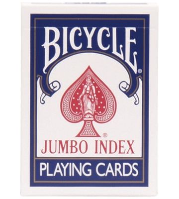Pokerkaarten Bycicle Jumbo Blauw