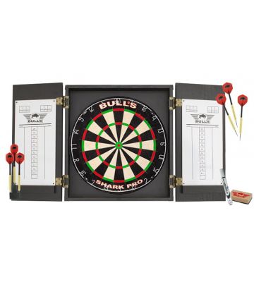 Bulls dartbord cabinet pro set