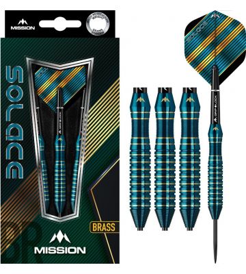 Mission Solace M1 Brass dartpijlen set 24 gr.