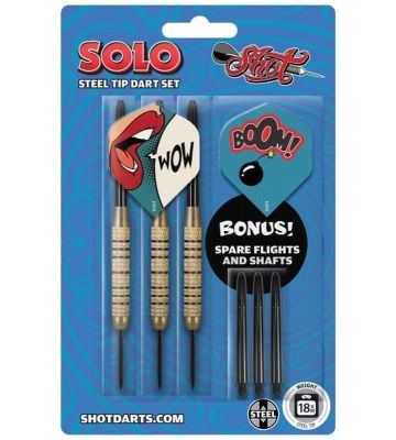 Shot Value Range Solo Steeltip Darts Set 18 gram