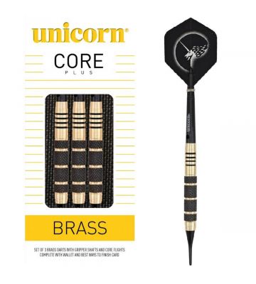 Softtip Core Plus Brass dartpijlen set 19gr.