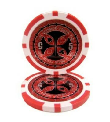 Ultimate pokerchip 11.5g - Value 5 - 25st.