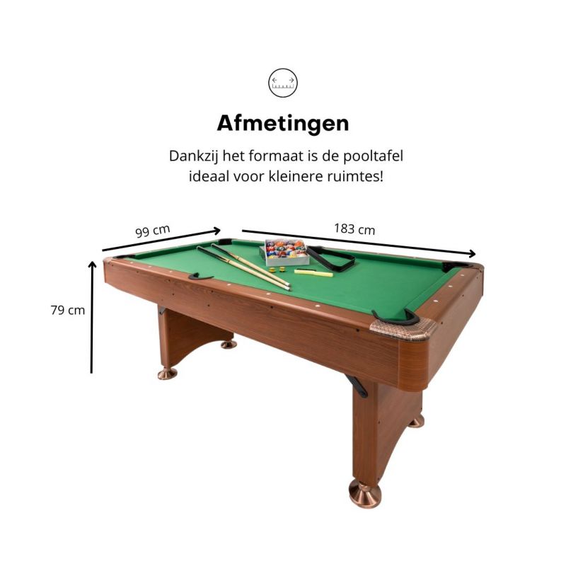 Pegasi pooltafel Elegante 6ft ☆ ☆ Inklapbare pooltafel 6ft Pegasi pooltafel ☆ Pooltafel winkel ☆