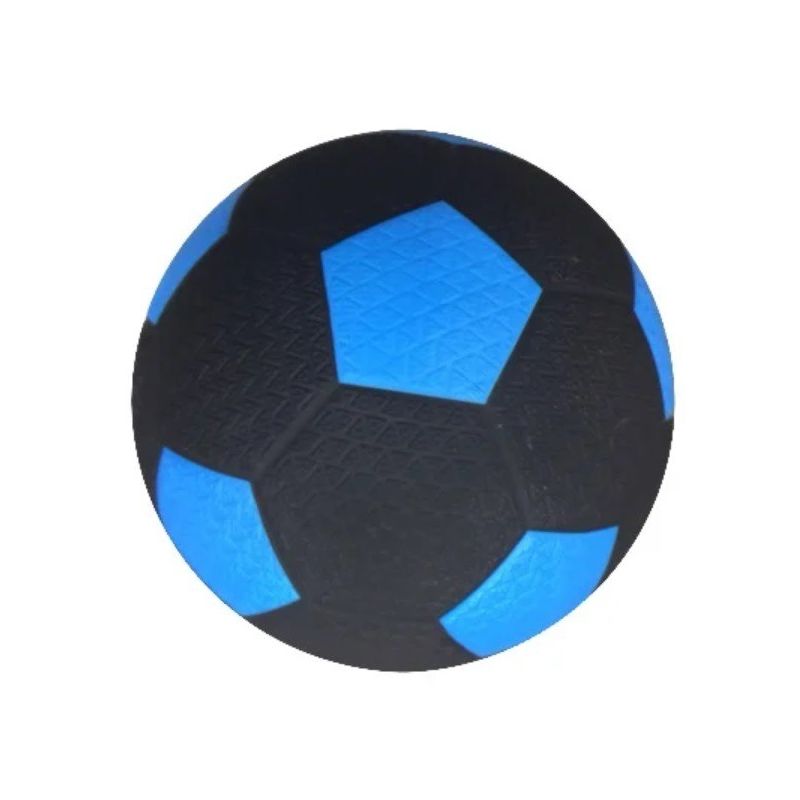Rubberen straatvoetbal | maat 5 | blauw-zwart