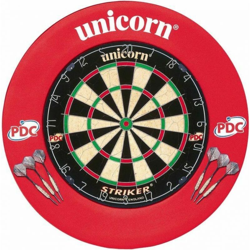 Surround Dartboard Set Home Dart Centre Unicorn Striker