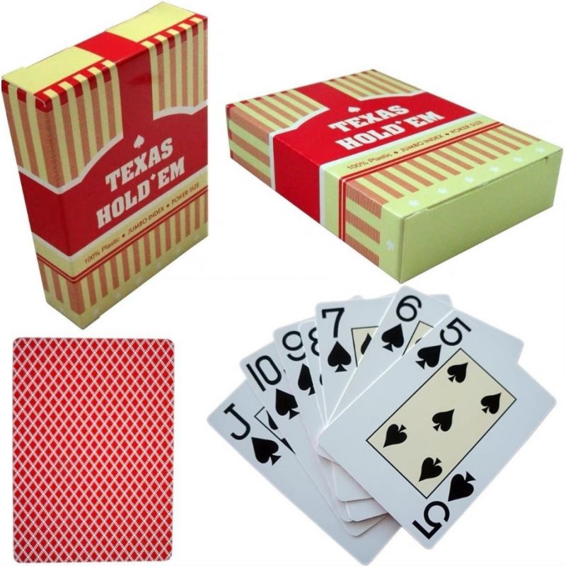 Pegasi Pokerkaarten 100% Plastic | Red
