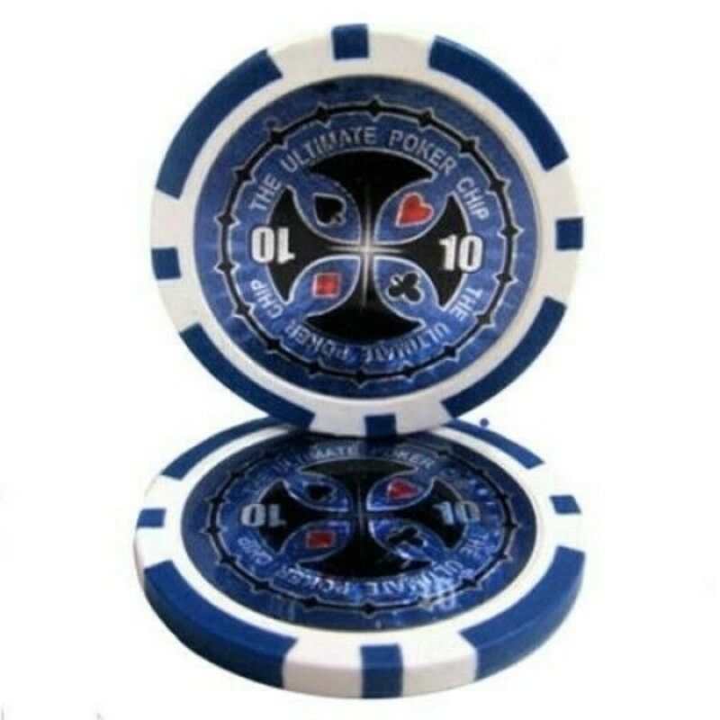 Ultimate pokerchip 11.5g - Value 10 - 25st.