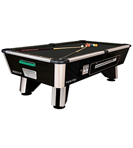 Pooltafel met muntinworp